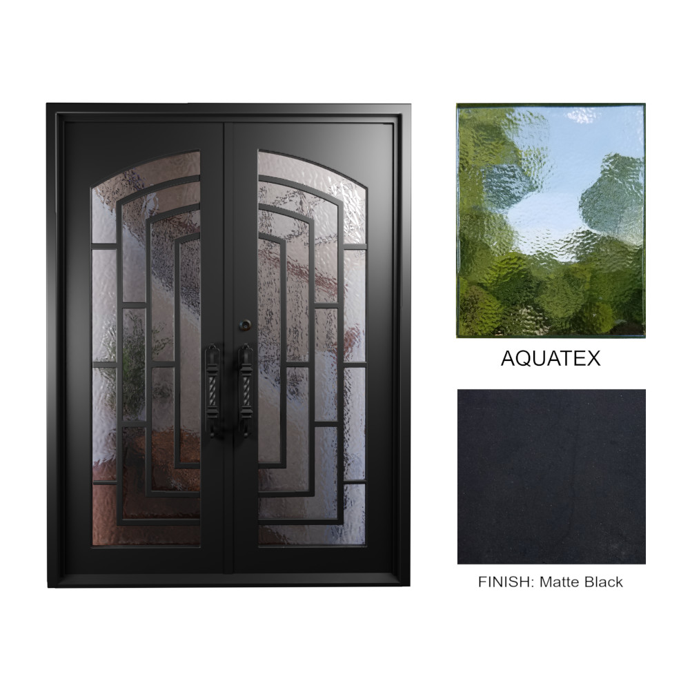 Modern Glass Door Texture